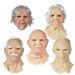 Halloween whole network popular elderly latex mask head set realistic effect carnival party head set_voghion.com