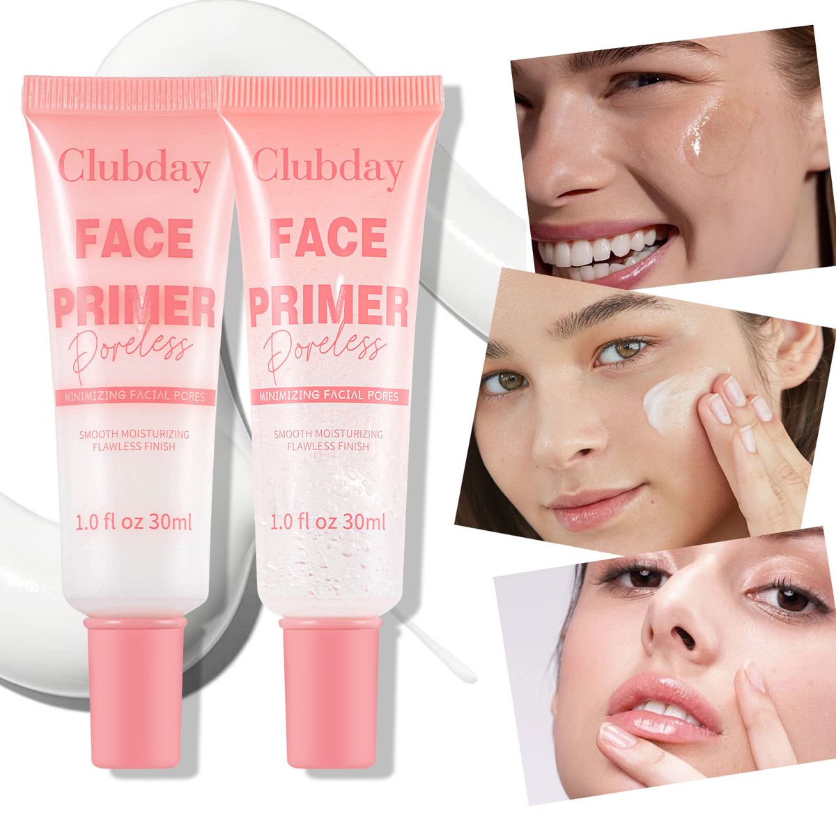BB & CC Creams Clubday Natural Eye Isolation Moisturizing Makeup Primer Face Primer Invisible Pore Gel Makeup Primer_voghion.com