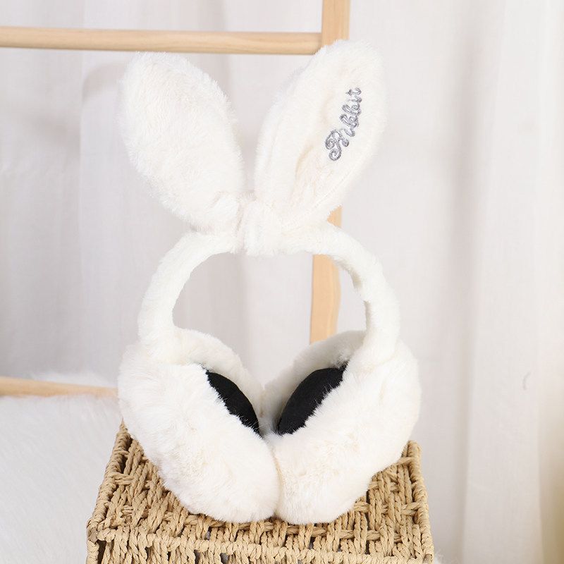 Unisex Earmuffs warm ears warm female autumn and winter cute rabbit ear muffs ear bag antifreeze ear cover student tide_voghion.com