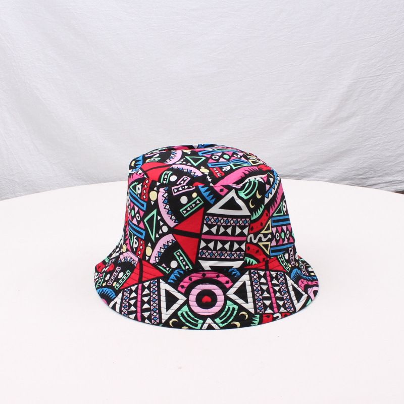 Cappello da bacino da pescatore stampato, versione coreana cappello alla moda e versatile_voghion.com