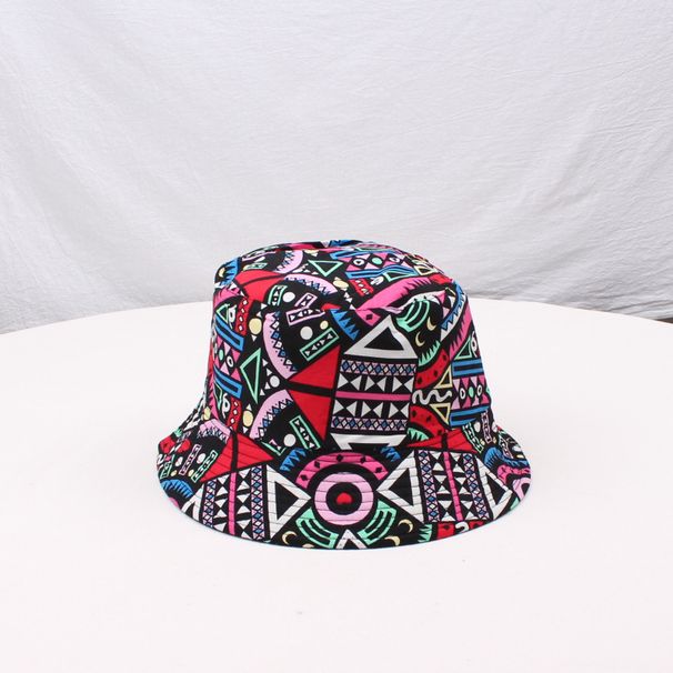 Cappello da bacino da pescatore stampato, versione coreana cappello alla moda e versatile_voghion.com