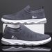 Men's Summer New Breathable Hollow Mesh One Foot Lazy Shoes, Middle-aged And Elderly Soft Soled Casual Shoes_voghion.com