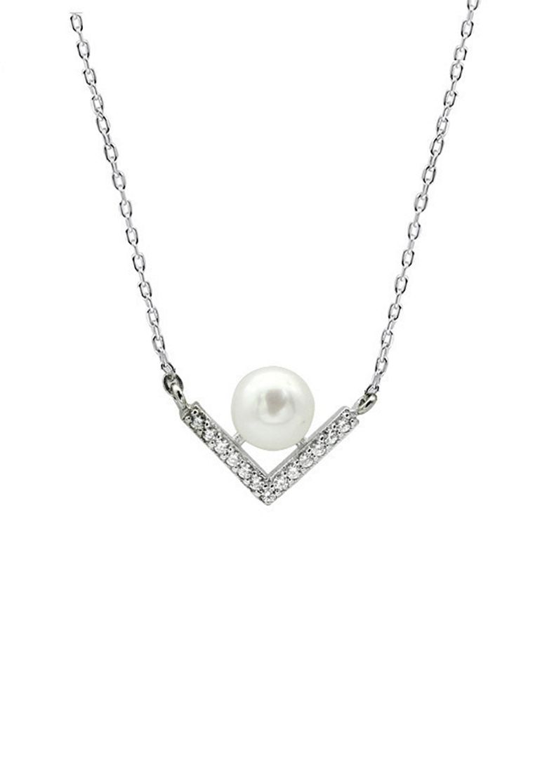 LDR3232 Elegáns gyöngy nyaklánc_voghion.com