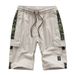 Herrkläder Multi-bag cargo-shorts Sommar herr bomull baggy plus-size fritidsbyxor medium byxor kvartsbyxor_voghion.com