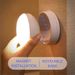 Night Light Motion Sensor Light Rechargeable Wireless LED Lighting 360 Rotating Magnetic For Room Bedside Table Cabinet Lighting_voghion.com