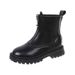 2025 Autumn Winter New Girls' Martin Mid-Calf Boys' Leather All-Season Shoes Children's Short Boots Soft Sole_voghion.com