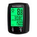 Bicycle Computer Road Backlight Waterproof Large Screen Speedometer Outdoor Mountain Bike Cycling Odometer_voghion.com