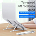 Supporto di raffreddamento portatile pieghevole regolabile multifunzionale per laptop da tavolo, universale per studenti_voghion.com