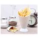 3 pezzi, nuovo utensile da cucina per patate, stoviglie 2 in 1, cono per patatine fritte con coppa per immersione_voghion.com