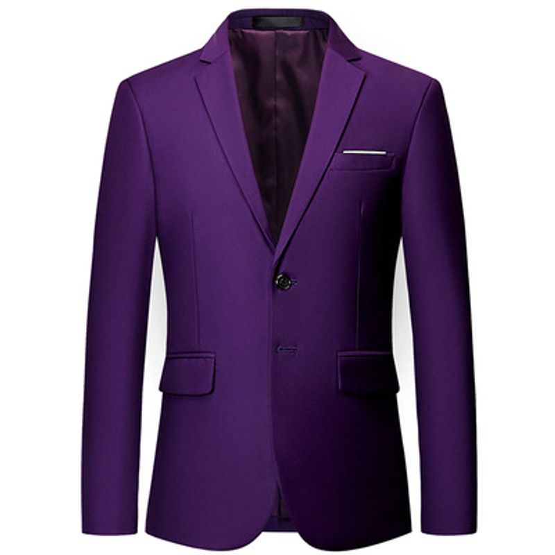 CT 2025 Frühling und Herbst neue Business Casual Single Suit Fashion Herren Solid Color Blazer_voghion.com