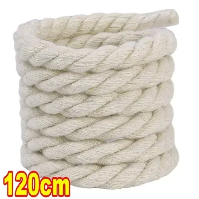 2 STUKS 120-160CM Dikke Katoenen e Weven Gedraaide Touw Veters Vrouwen Mannen Sneakers Lage Canvas Schoenveters Strings_voghion.com