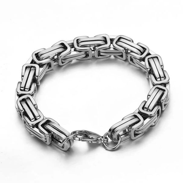 Crazy Speed Gao Qiqiang, Bracciale cubano in argento con osso di drago imperiale, stile identico, da uomo, con catena di ritorno della personalità_voghion.com
