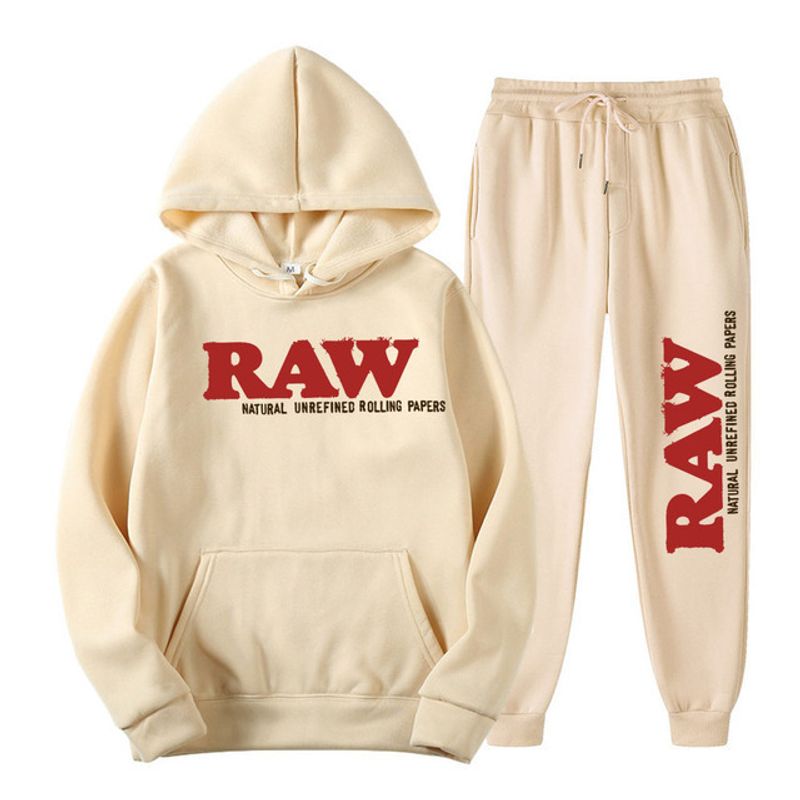Ensemble de survêtement brut pour hommes, sweat à capuche de course, M, 2023_voghion.com