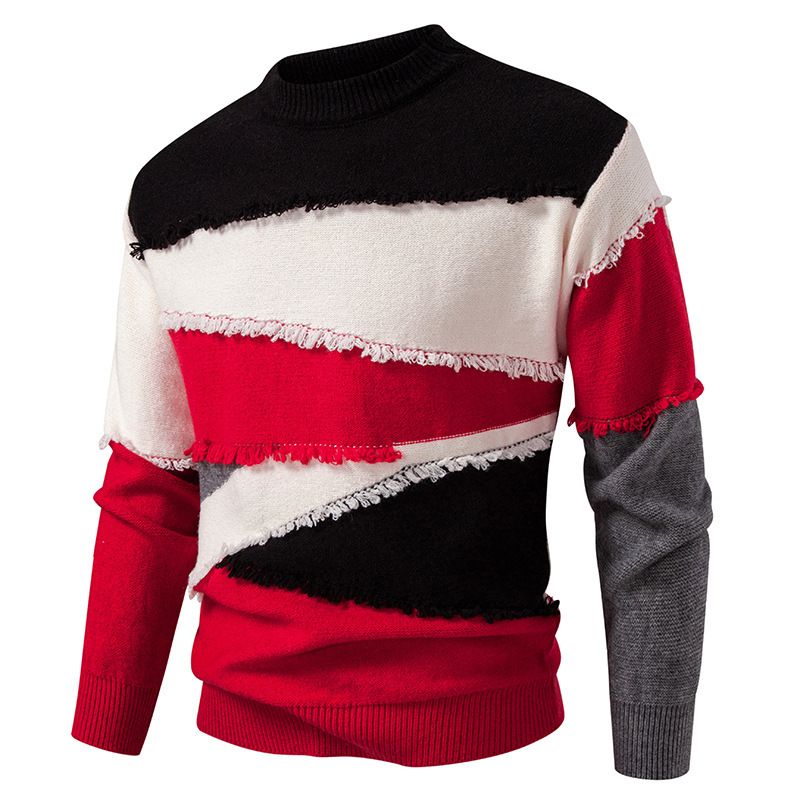 ​​"Herren Retro Strickjacke – Lässiger Pullover für Herbst & Winter in großen Größen"​​_voghion.com