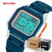 Lässige 5-Bar-Digitaluhr mit Hintergrundbeleuchtung, SKMEI 2264 Stoppuhr, wasserdicht, für Herren, wasserdicht_voghion.com