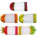 Fruit-Shaped Inflatable Pool Float Set - Watermelon Hammock Pineapple Lounger & Strawberry Air Bed For Adults & Kids_voghion.com