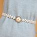Perla per donna, stile coreano, catena decorativa di alta qualità per la vita, cintura elastica versatile per camicia_voghion.com