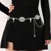 Cintura versatile con catena per il corpo e motivo in metallo per abito da sera bohémien con toro_voghion.com