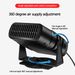 24V/200W 12V/120W Heater Portable Car Fans for Windshield Deing Defrosting With Coog & Heating Function_voghion.com