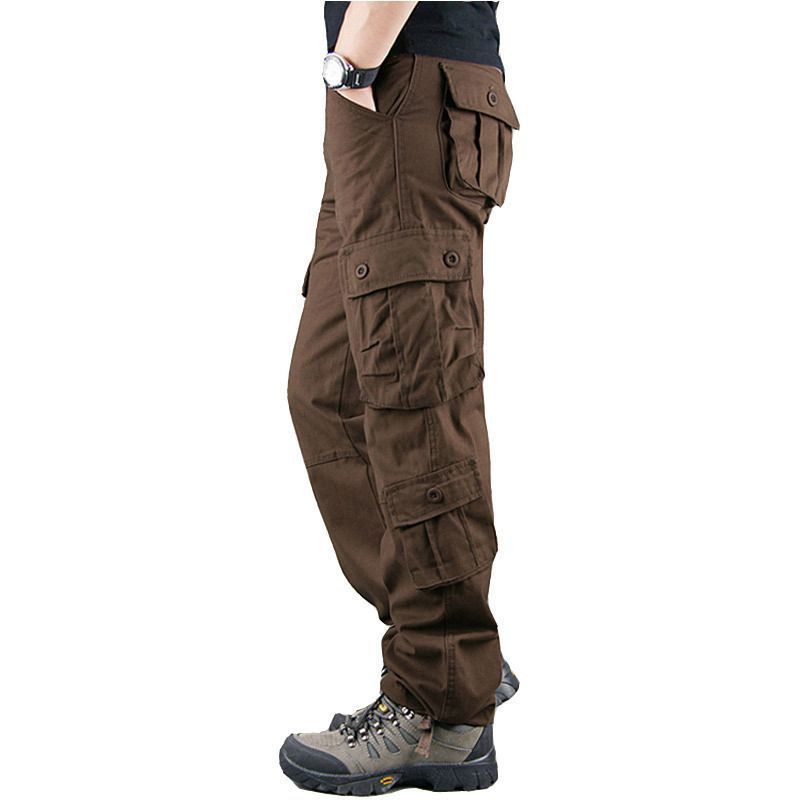 Tuta multitasche da uomo, resistente e resistente all'usura, in puro cotone, casual, per la protezione dei giovani lavoratori, taglie forti_voghion.com