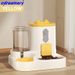Kattmatsdispenser Vatten och mat Integrerad Helautomatisk kattmatnings- och vattendispenser Söt vattendispenser_voghion.com