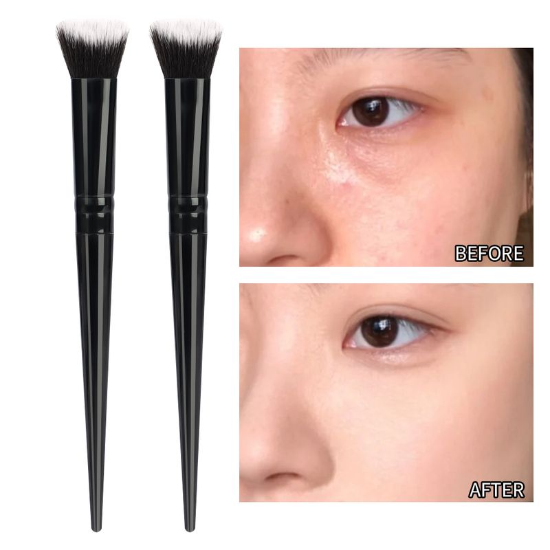 Makeup brush basic concealer seamless cover synthetic dark circle liquid BB cream cosmetic contour brush beauty tool_voghion.com