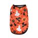 New Summer Sun Protection Vest Halloween Pumpkin Print Small And Medium Dog Cat Pet Clothes_voghion.com