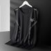 Gilet col rond Ice Sensation avec épaules et soie glacée pour course d'été, gilet de sport pour homme, séchage rapide sans manches_voghion.com