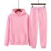 Spring Autumn Winter Leisure Solid Color Coat Pants Set and Women's Pullover Sweater Men's_voghion.com