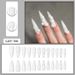 Reusable Press-On Nails With Rhinestones - Easy To Apply & Remove, Natural-Looking False Nails For Daily Wear & Special Occasions_voghion.com