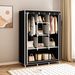 Modern Minimalist Metal Wardrobe – Easy Assembly Multi-Layer Storage Closet For Bedroom, Home & Office_voghion.com