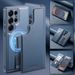 TechGlobe Suitable For Samsung Ultra Magnetic Flip 2-in-1 Detachable S25 Wallet Shockproof Phone Case_voghion.com