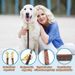 Multi-Functional Strong And Soft Real Leather Adjustable Hands Free Crossbody Double Dog Leash For All Dogs_voghion.com