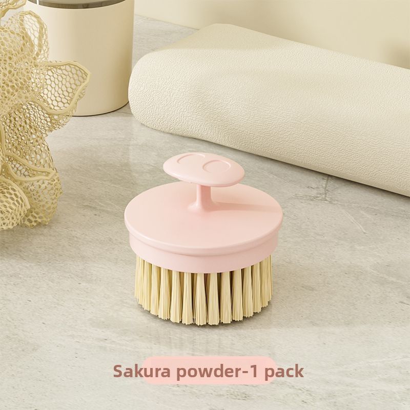 Boar Long Handle Brush Soft Bristle Back Scrubber Bathroom Bathing Tool_voghion.com