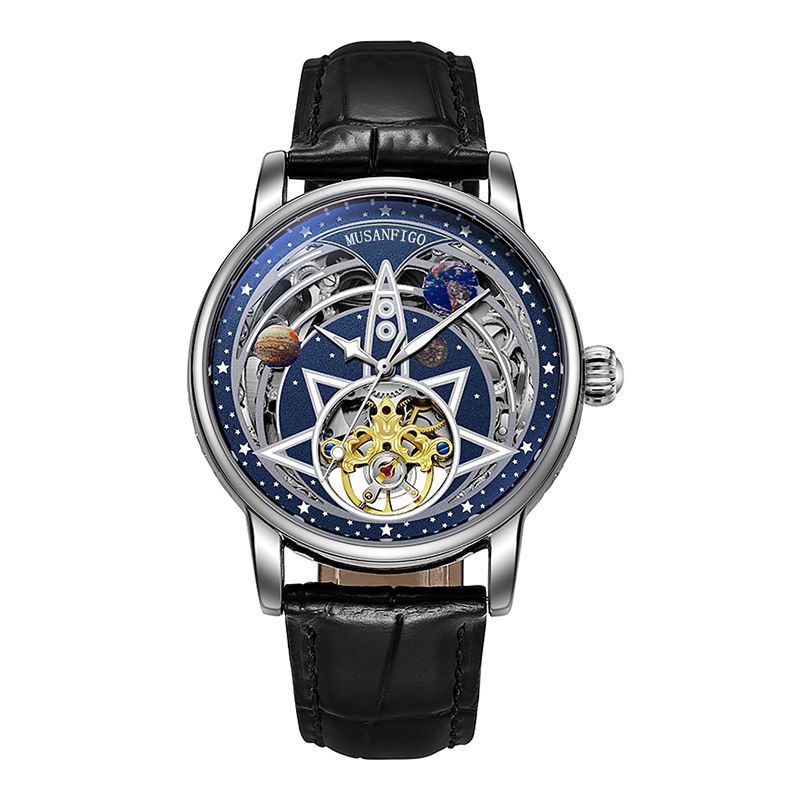 MUSANFIGO Automatic Mechanical Watch, Luminous Waterproof Trendy Watch, The Best Choice For Gift Giving_voghion.com