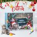 Cat Advent Calendar Christmas Countdown – 24-Day Holiday Surprise Box With Mini Cat Toys & Festive Treats, Purr-fect Gift For Cat Lovers_voghion.com