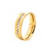 Stainless Steel Inlaid Diamond Couple Zircon Rings Jewelry Hand Accessories_voghion.com
