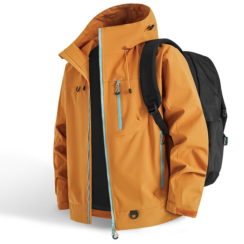Unisex All-Terrain-Windbreaker – Wasserdichte Wanderjacke mit atmungsaktivem Netzfutter (S-3XL, schnelltrocknendes Polyester)​_voghion.com