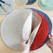 Modern Minimalist Round Coasters Set – Heat-Resistant PP Table Mats For Plates & Cups, Multi-Color & Multi-Size Dining Decor_voghion.com