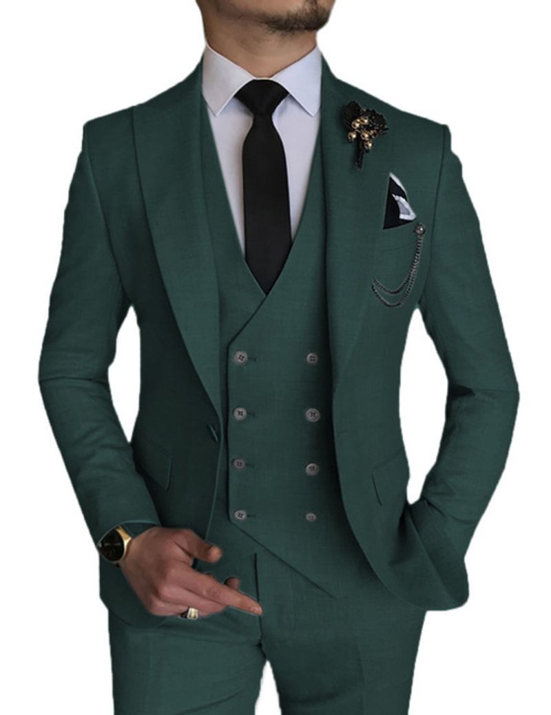 Costume Garçon d'honneur pour hommes Costume trois pièces_voghion.com