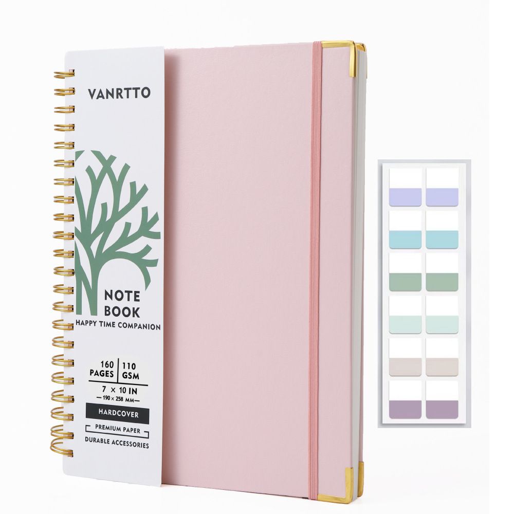 Carnet de croquis A4 épais à spirale, carnet de devoirs pour étudiants, bloc-notes de grande valeur, papeterie à spirale_voghion.com