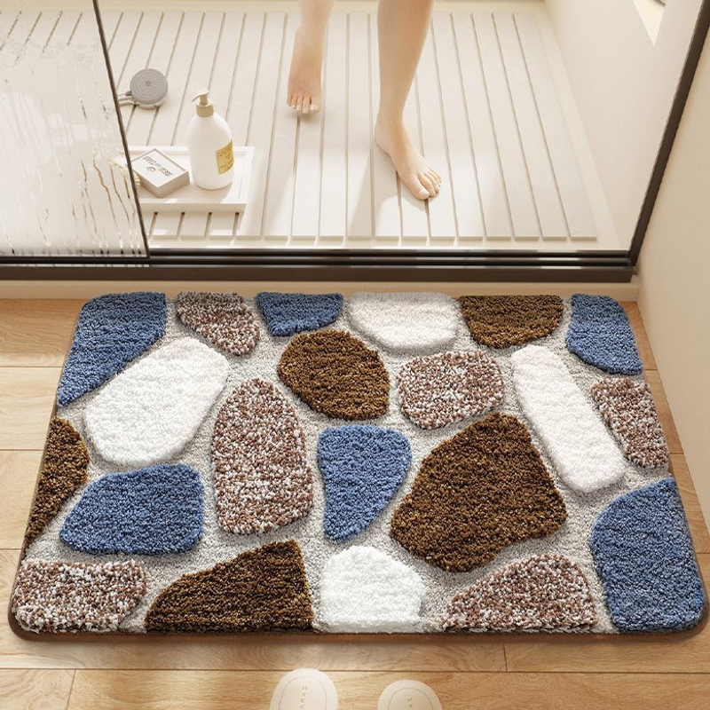 Absorbent Foot Minimalist Bedroom Entrance Bathroom Non-Slip Carpet Washroom Door Mat_voghion.com