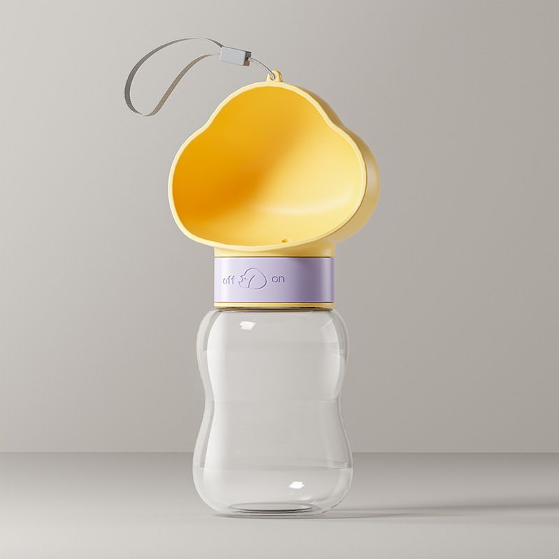 Hordozható felhős kutyasétáltató kulacs, etető- és ivóeszköz, kisállat-kültéri kellékek_voghion.com