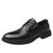 Große Größe 48 Business Casual Leder für Männer Dicke Sohle Professionelle Arbeit Büro Anzug Rindsleder Herrenschuhe_voghion.com