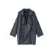 Autumn New Korean Hong Kong Style Women's Loose Medium To Long Thin Wind Coat Large Versatile Top_voghion.com