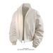 Men's Cleanfit Stand Collar Bomber Jacket - Short Quilted Cotton Coat With Design, Slim Fit, Lightweight & Stylish For Teens & Adults_voghion.com