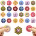 Kreativer Fidget Spinner mit Mandala-Graffiti, bunter kleiner Spinner, stressabbauendes Spielzeug und kleines Geschenk_voghion.com