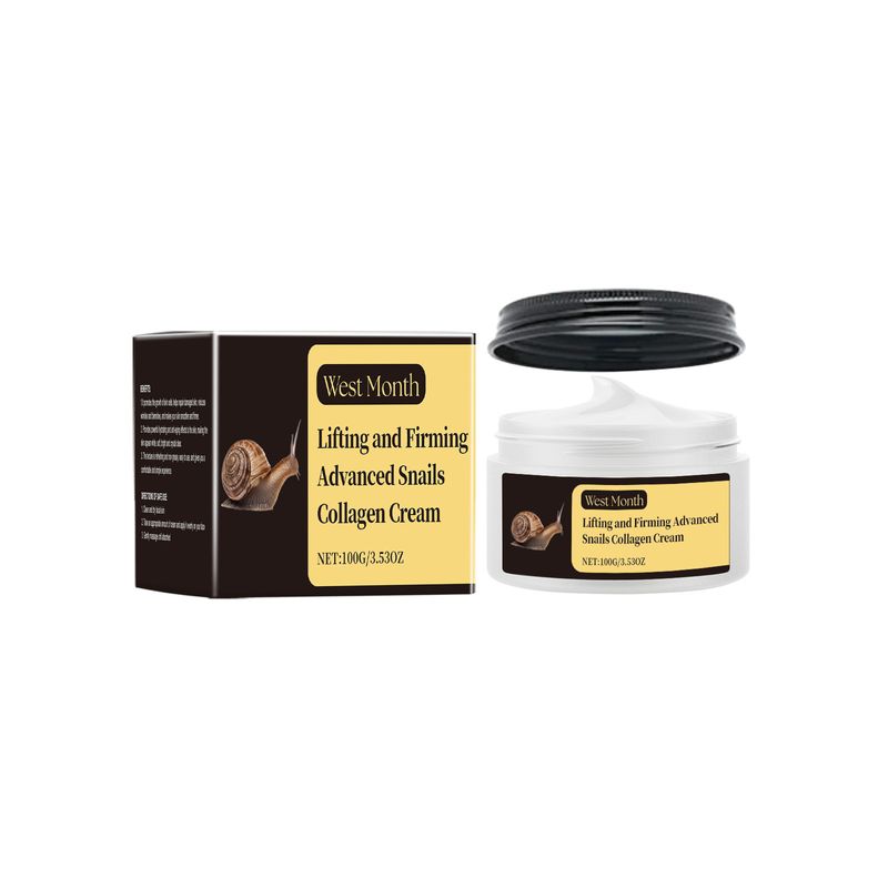 West&Month Snail Collagen Firming Cream Fuktgivande och närande torr hud Uppfriskande och ljusande ansiktskräm_voghion.com