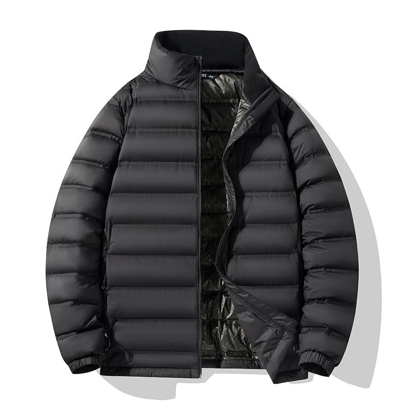 Piumino unisex slim-fit – Imbottitura in piuma d'anatra bianca al 90% (600 FP, 115 g ultraleggera) – Antivento e antipiega – Nero/Blu navy/Verde/_voghion.com