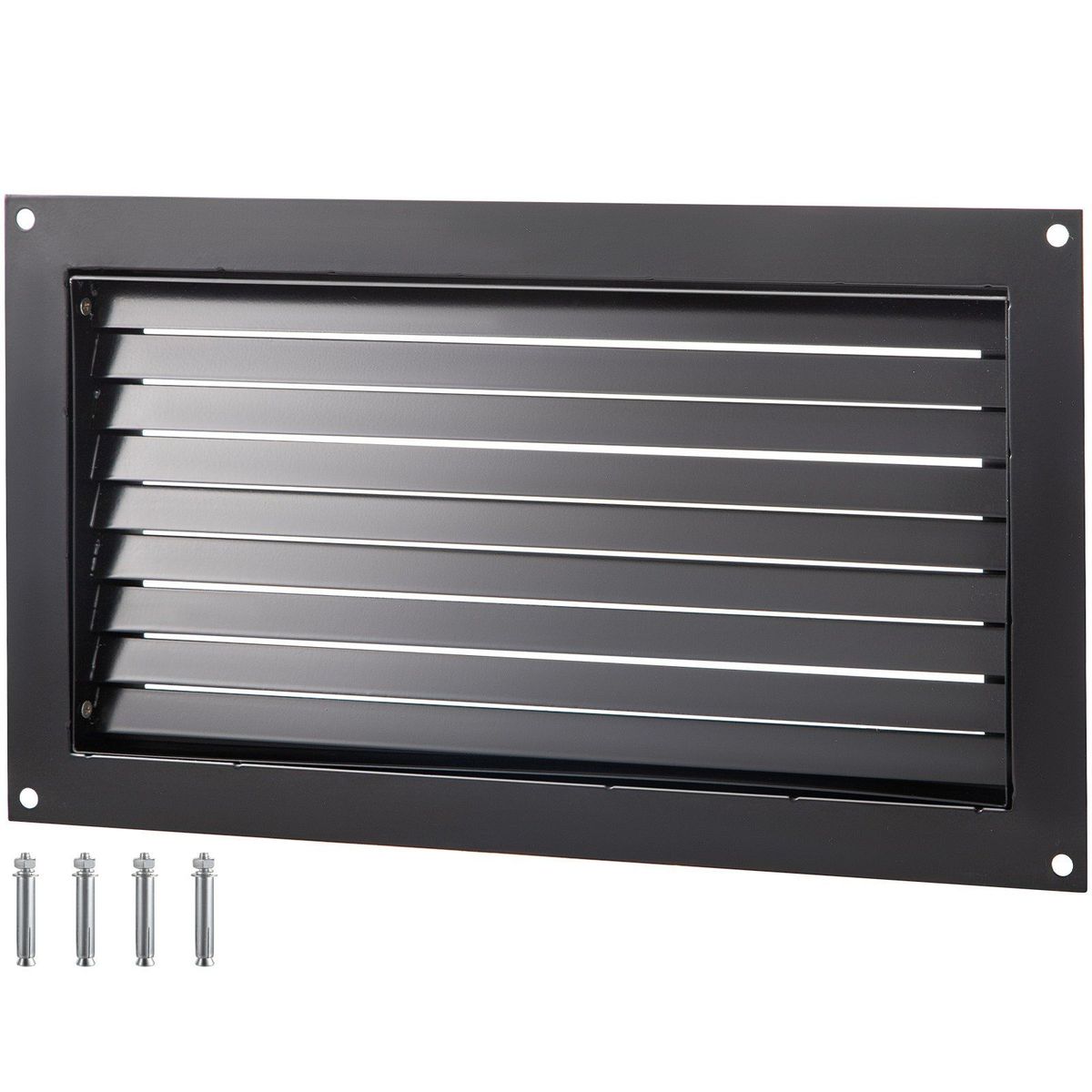 VEVOR Flood Vent, 16" X 32" Foundation Flood Vent, To Reduce Foundation Damage And Flood Risk, Black, Wall Mounted Flood Vent, For Crawl Spaces,Garages & Full Height Enclosures (16" X 32")_voghion.com